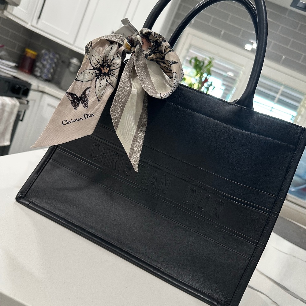 Médium Dior black tote